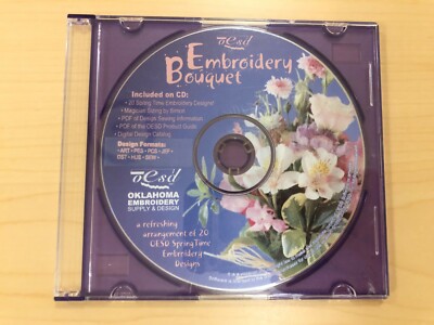 OESD Embroidery Design Pack - Embroidery Bouquet - Multi-Format CD