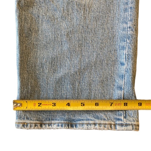 LEVIS Womens 32 Ribcage Straight Jeans Blue High Rise Ankle Light Wash Tag 32x27 - Picture 10 of 13