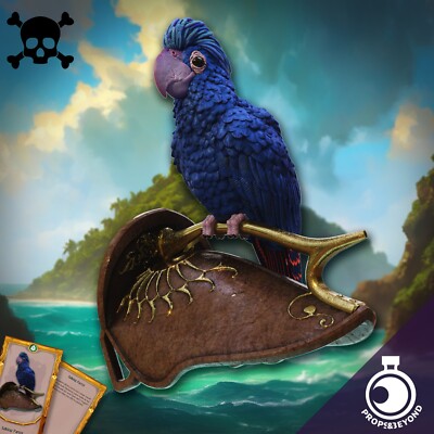 Shoulder-mounted Parrot | 3d Print Props&Beyond D&D | Unassembled Unpainted