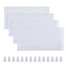 ALEGI Plastic Grid Divider Tray Egg Crate Louvre Aquarium Fish Tank Bottom Is...