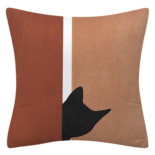 "FUNDA DE ALMOHADA 18x18" Floral Marrón Blanco Doble Cara Funda Cojín Suave Decorativa - Imagen 14 de 38