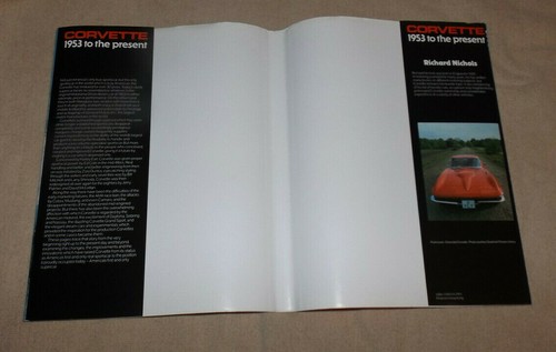 CORVETTE 1953 TO PRESENT BOOK 1985 RICHARD NICHOLS Hardcover w/Dust Jacket - Bild 8 von 9