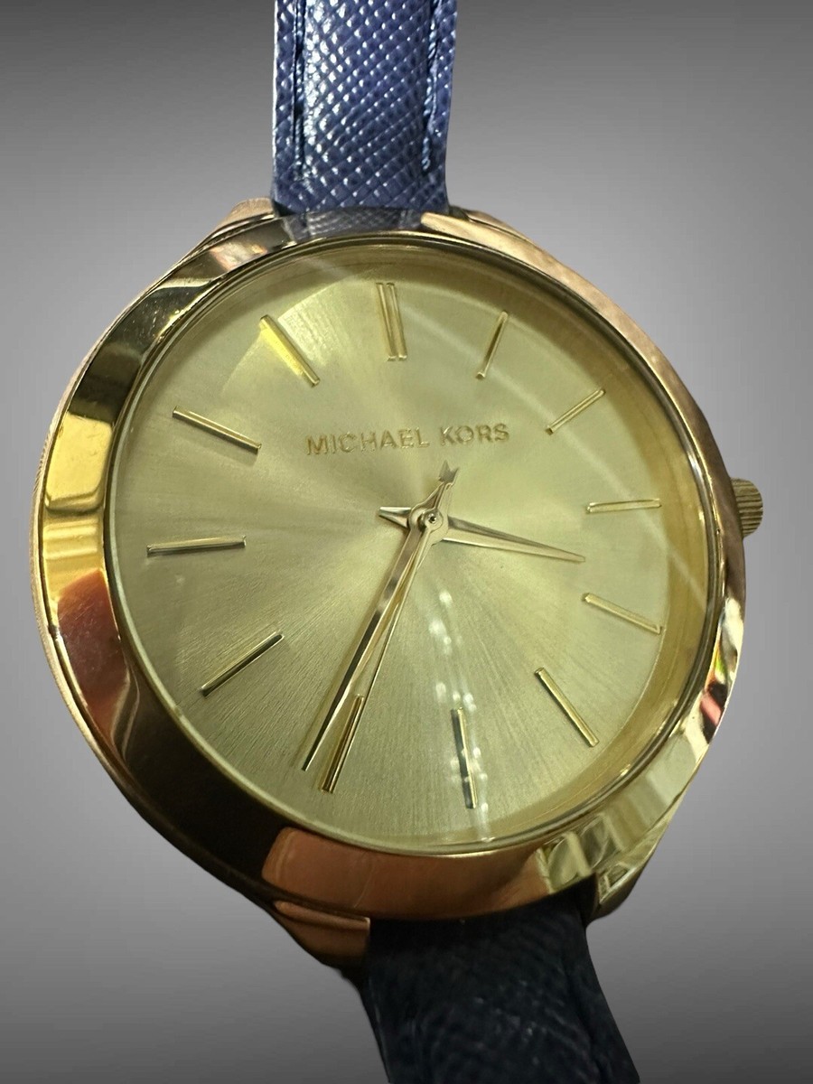 Michael Kors MK2285 Analog Quartz WR 5ATM Watch Gold Dial  display picture 3