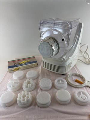Ronco P200 Pasta Master Food Preparer VHS Instruction Video 11 Dies Wrench Pic