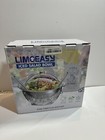 Limoeasy Silver Clear 4.5 Qt Large Chilled Iced Salad Serving Bowl With Lid New