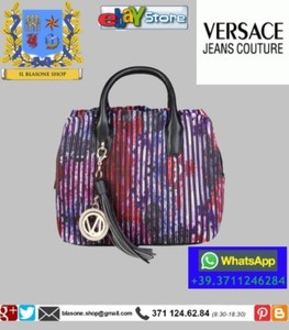 Bag Hand Glamour Schoudertas Dames Satchel Stof Plissè Jeans Versace Mode ARnwnUSc5q