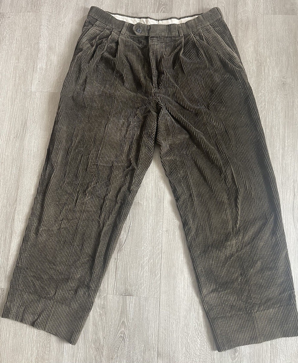 Vintage Givenchy Monsieur Olive Green Corduroy Pants Size