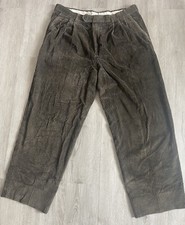 Vintage Givenchy Monsieur Olive Green Corduroy Pants Size 37R