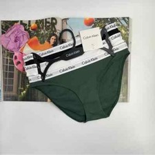 NWT Calvin Klein Women Ribbed Bikini 3 Pack Panties  PICK 