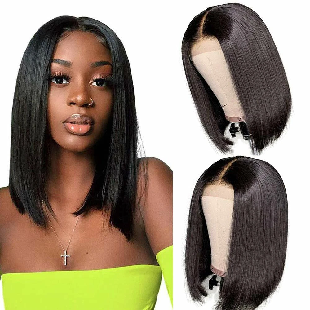 9A No Name Brand Brazilian 100% Virgin Hair I-Part Full Lace Closure