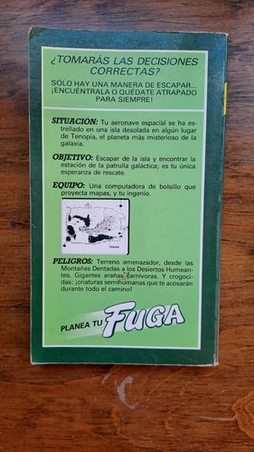 PLANEA TU FUGA DE TENOPIA - LA ISLA DE TENOPIA PRIMERA EDICIÓN ESPAÑOL AÑO 1986 - Imagen 6 de 9