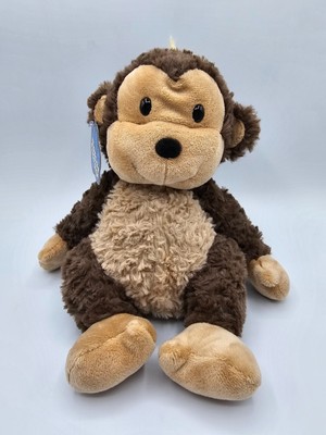 NEW w/ Tags 13'' Brown Plush Monkey MSRP: $19.95