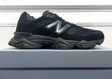 Size 15 - New Balance 9060 Triple Black Suede (U9060BPM)