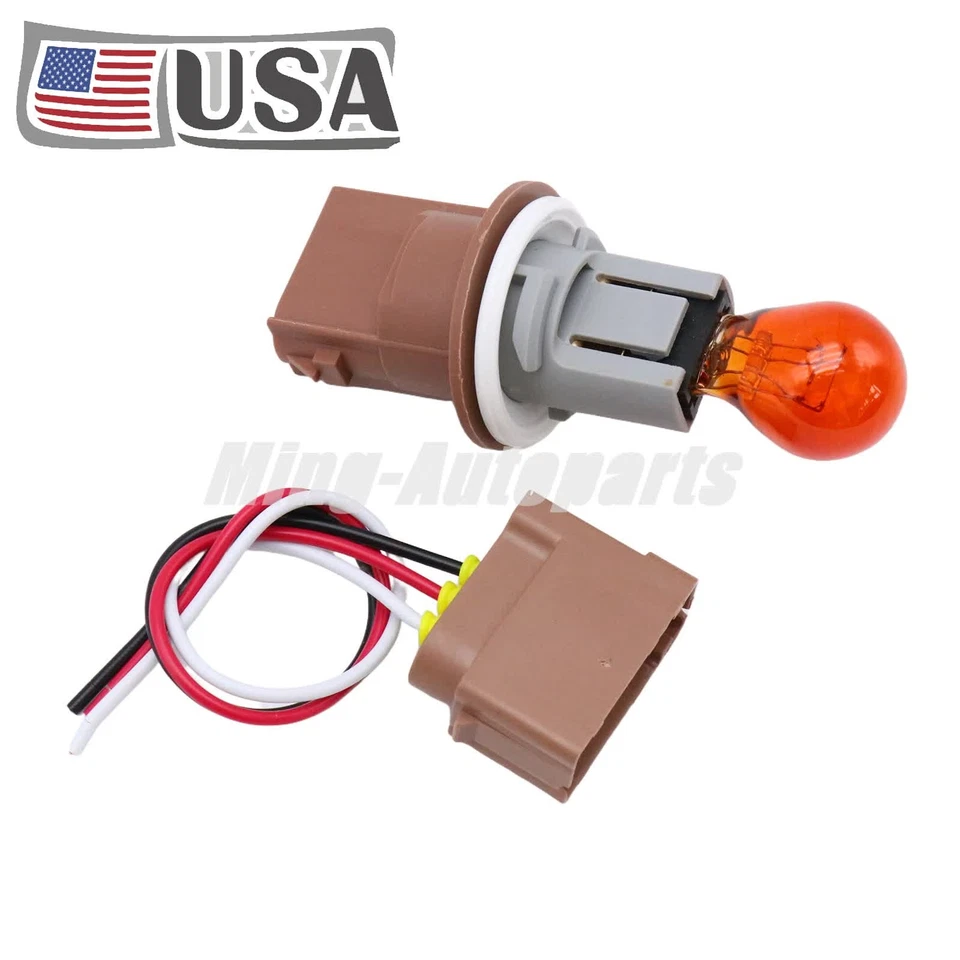 Enchufe de lámpara de señal de giro 26243-3LM0A con bombilla para Nissan Sentra Micra NV200 Foto 2 de 4