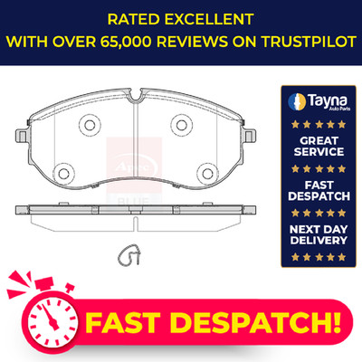 Brake Pads Set fits MAN TGE UY, UZ 2.0D Front 2016 on 65508206006 Apec Blue New