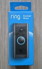 Ring Doorbell Wired   HD Video Smart Doorbell Camera   Hardwired   Black   New