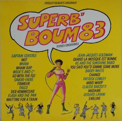 Captain Sensible, Frimeur, Wot a.o. Superb Boum 83 Epic Vinyl LP