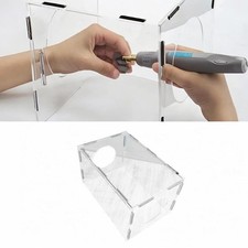 Acrylic Grinding Dust Box Polisher Dust Box Versatile Sturdy Dustproof Cover for