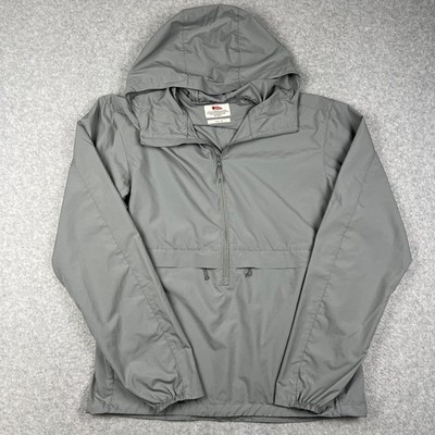 Fjallraven High Coast Lite Anorak Jacket Packable Windbreaker Small Mens Grey