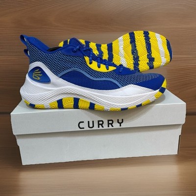 Under Armour CURRY 3Z 24 Men Size 11 BLU/WHT 3027626-400 Warriors