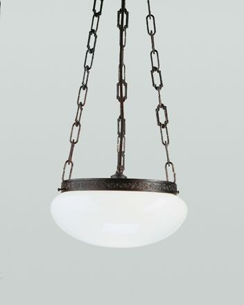 Pendelleuchte KüChe Messing Antik Glas Blendarm E27 Ø30 Cm HäNgelampe Esstisch-image