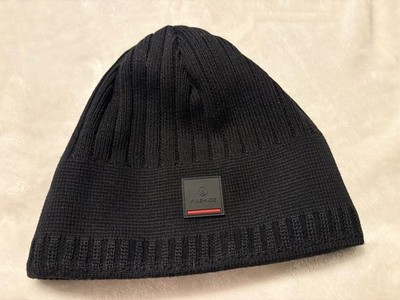Bogner Fire + Ice Eastan Beanie Black Ribbed Knit Hat Cap