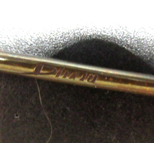 BINDA Stone Cabochon Flying Eagle Large Stick Pin - image 3