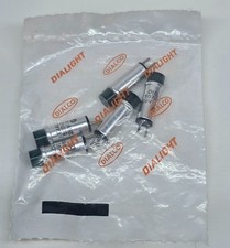 (5x) Dialight 507-3917-0932-600 - 28V - 40mA - Green Datalamp Panel Indicator