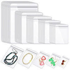 360 Pcs Self Seal Reclosable Zip PVC Storage Bags - Clear, Resealable Plastic Po