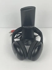 My Zone Wireless TV Headphones Black 5274-6 With Instruction Manual
