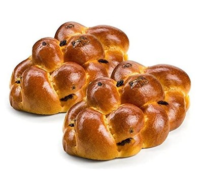 Stern's Bakery Kosher Fresh Raisin Challah Bread 16 Ounce - Traditional Raisin B