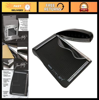 Deckle Edge Paper Cutter - 8.5'' Guillotine Trimmer for Cardstock & Crafts, Ruler