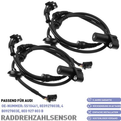 2x ABS-Sensor Vorderachse für Audi A4 8E2, B6 8EC, B7 Seat Exeo Vorne 8E0927803B