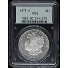 1878-S PCGS MS 63 OGH GEN 2.1 MORGAN SILVER DOLLAR