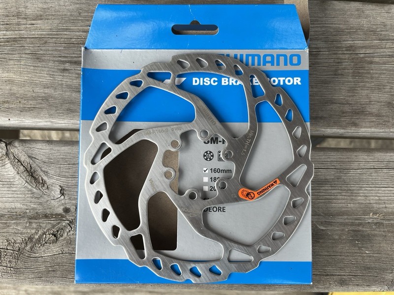 Shimano Deore SM-RT66 Brake Disc Rotor 160mm 6-Bolt