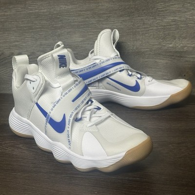 Nike Women's React Hyperset Volleyball Shoes Sz 10 (Men's 8.5) White CI2955-140