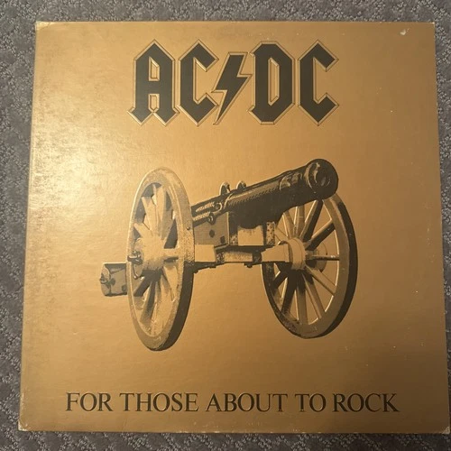 AC/DC For Those About To Rock We Salute You Vintage Rock Vinyl LP 1981 SD 11111
