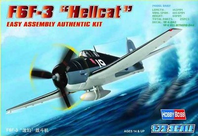 HBS80256 1:72 Hobby Boss F6F-3 Hellcat #80256