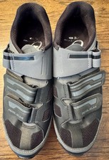 PEARL iZUMi Interface Cycling/Spin Class Shoes Black & Gray Size 8.5 US/ 39 EUR