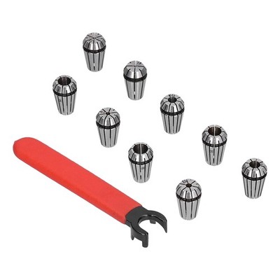 10x ER16 Chuck Set High Speed Steel Spring Collet For CNC Engraving Machine SET