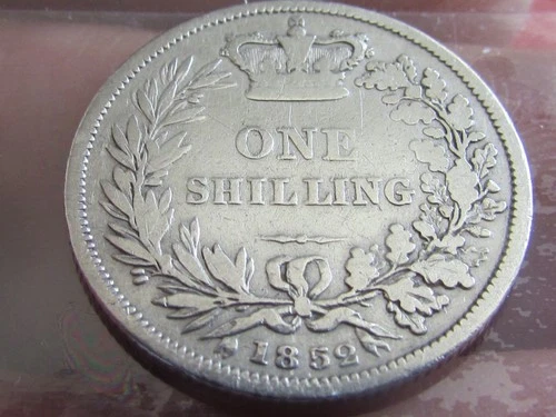 Photo of a 1852 Victoria Shilling from an eBay listing that sold on Jul 5, 2026