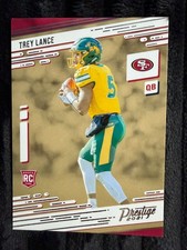 Trey Lance 2021 Panini Prestige Rookie Card #204 San Francisco 49ers NFL Officia
