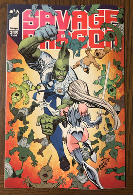 Savage Dragon #215 2016 Low Print Run Image Comics Erik Larsen NM PICS