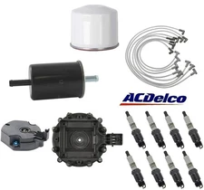 Tune Up Kit Filters Cap Spark Plugs Wire For CHEVROLET CORVETTE V8 5.7L 1984