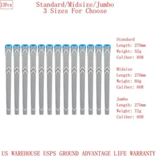 13PCs Golf Club Grip CPX TPE Rubber Golf Grip Anti-Slip Standard /Midsize /Jumbo