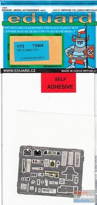 EDU73404 1:72 Eduard Color PE - F6F-5 Hellcat Interior Detail Set (DRA/CHC kit)