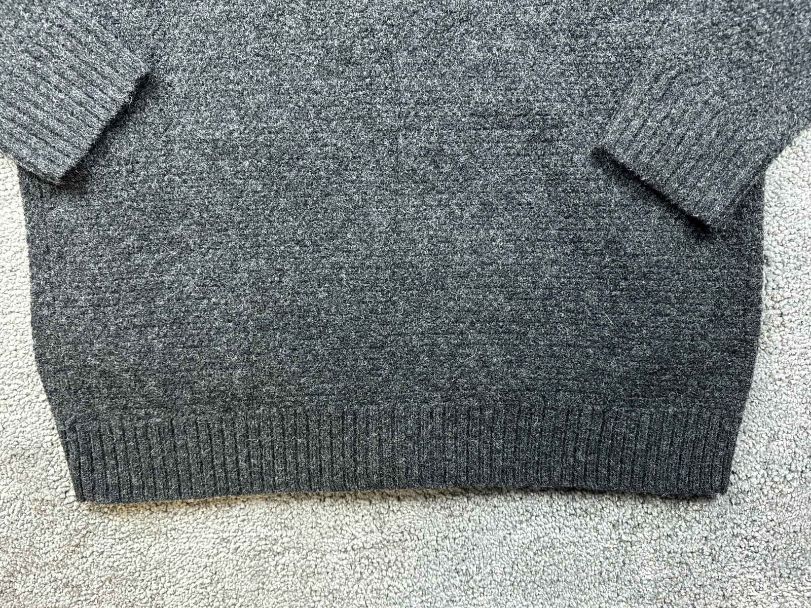 Pendleton Sweater Mens Medium Gray Wool Full Zip … - image 12