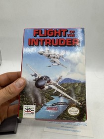Flight Of The Intruder - (Nintendo NES Game) Box And Game - Authentic - Tested