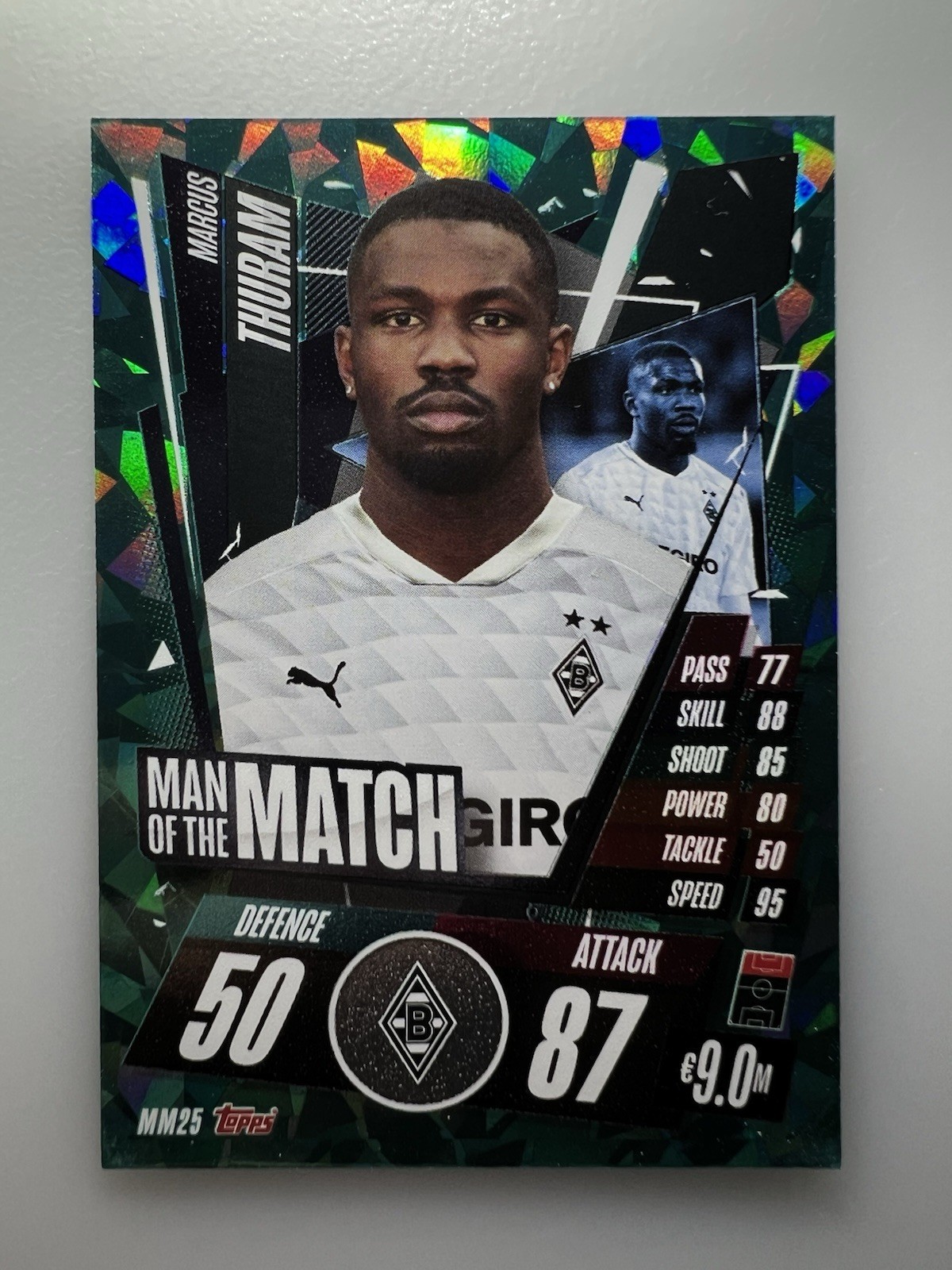 Marcus Thuram 2020-21 Topps Match Attax UEFA #MM25 Man of the Match
