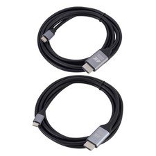 Plug Play USB C To Mini Adapter 4K HDR10 Video Cable For PC Laptop